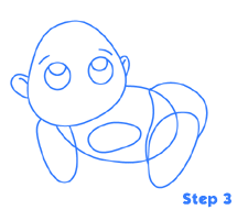 cartoon baby step 3