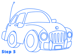 cartoon cars step 5