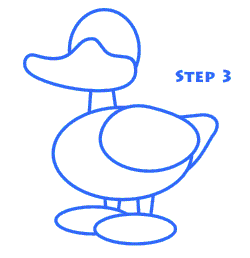 Drawing Cartoon Ducks Step by Step