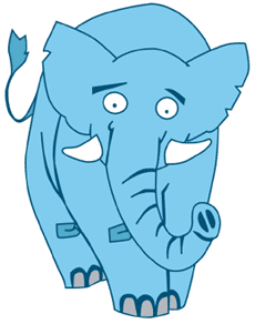 Easy Cartoon Elephant Drawing Lesson