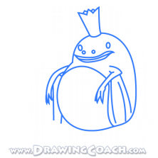 how to draw a cartoon frog st4