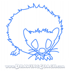 how to draw a cartoon hedgehog st3