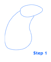 cartoon mouse step 1