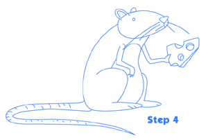 cartoon mouse step 4