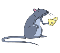 Cartoon mouse Final Drawing
