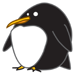 penguin drawing simple