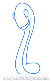 how to draw a cartoon snake st2