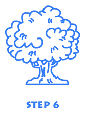 cartoon trees step 6