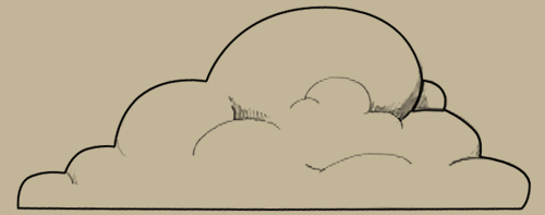 cloud drawing step 2