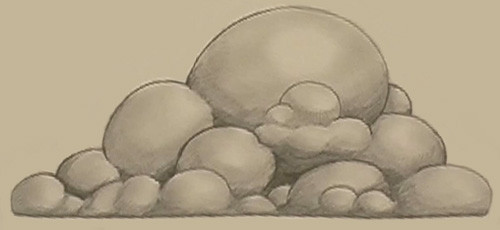 cloud drawing step 2