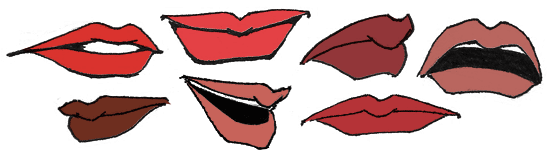 drawing lips 1