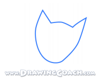 how to draw a cartoon cat st1
