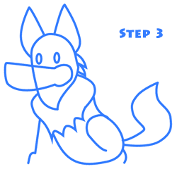 how to draw dogs st3