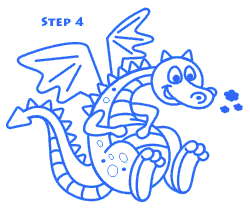 how to draw dragons st4