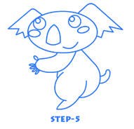 How to Draw a Koala Step 5