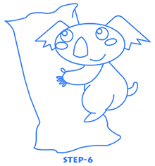 How to Draw a Koala Step 6