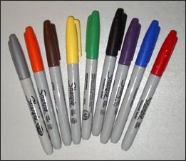 sharpie markers