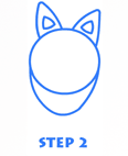 cartoon bat step 2