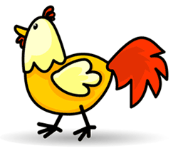 cartoon chicken final