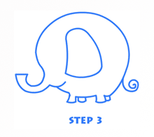 cartoon elephants step3