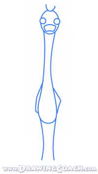 how to draw a cartoon giraffe st2