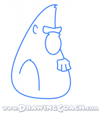 how to draw a cartoon gorilla st2