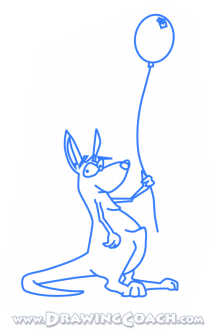 how to draw a cartoon kangaroo st4