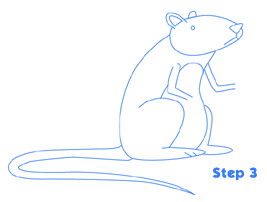 cartoon mouse step 3