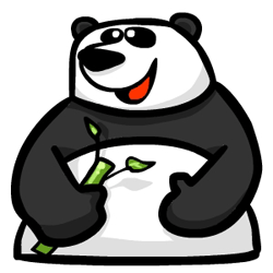 cartoon panda drawing