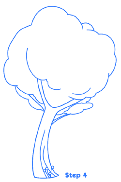 cartoon tree drawing st4