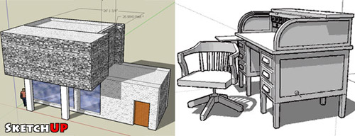 free drawing software #1 - SketchUP