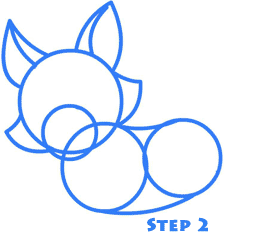 how to draw cats step 2