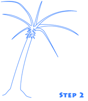 palm tree step 2